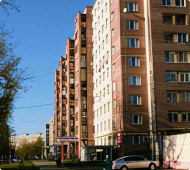 10-этажный многоквартирный жилой дом